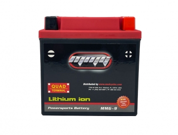 ModCycles - Lithium Battery MMG9 QUAD - Replaces: YTX14AH-BS, YTX14AHL-BS, YB14A-A1, YB14A-A2. CCA 240