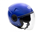 Open Face MMG Helmet. Model Blaze. Color: Shiny Blue. *DOT APPROVED*