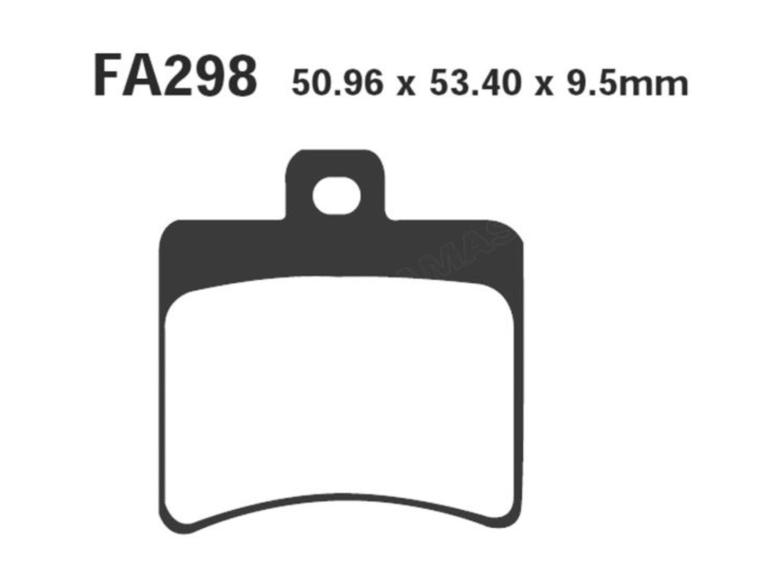 ModCycles - EBC_SFA298 - Brake pad