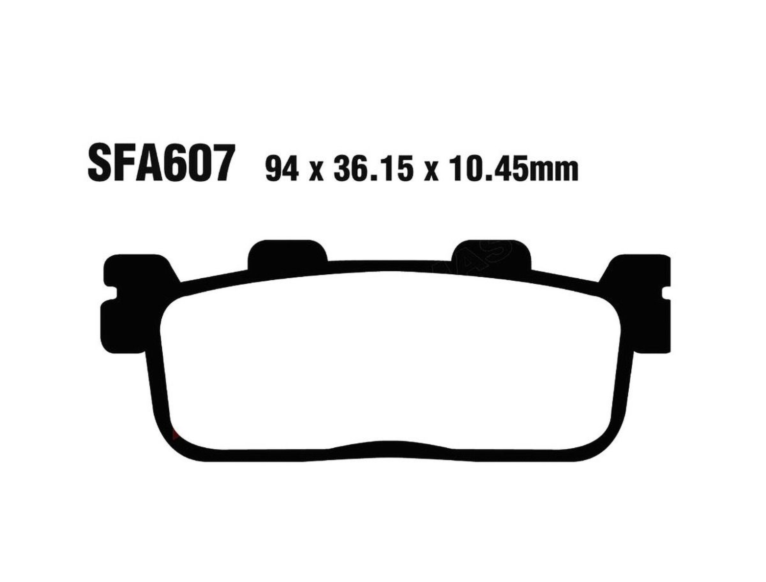 ModCycles - SFA607 - Brake pad