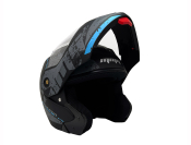 ModCycles - Open Face MMG Helmet. Model Crux. Flip Color: Matte Black/Gray. *DOT APPROVED*