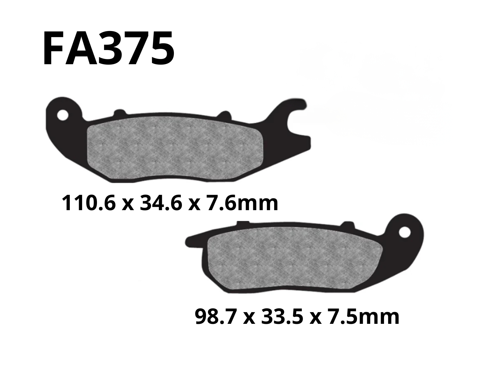 ModCycles - FA375 - Brake pad