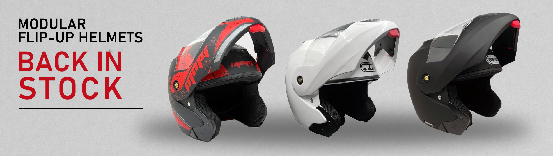 Modular Flip-Up Helmets Back in Stock
