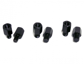 ModCycles - Universal Conversion Kit Screws for 8mm RH/RH Mirrors - Color: BLACK.