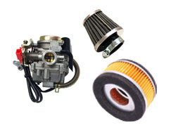Carburetor, Intake & Parts