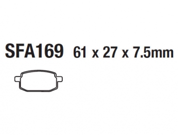 ModCycles - Brake Pads for YAMAHA Zuma 50cc - For Full list of application Click here and Check Fitment