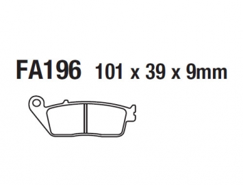 ModCycles - Brake Pads for HONDA NSS 300cc - For Full list of application Click here and Check Fitment