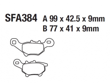 ModCycles - Brake Pads for YAMAHA Zuma 50 F - For Full list of application Click here and Check Fitment