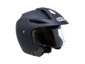 ModCycles - Open Face MMG Helmet. Model Crux. Color: Matte Black. *DOT APPROVED*