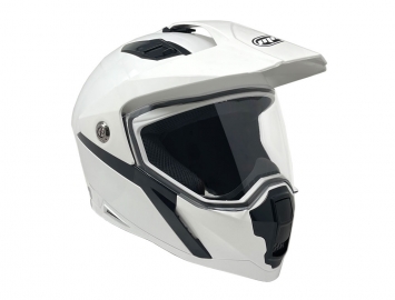 ModCycles - Full Face MMG Helmet. Model Storm. Color: Shiny White. *DOT APPROVED*
