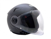 Open Face MMG Helmet. Model Blaze. Color: Matte Black. *DOT APPROVED*