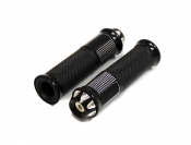 ModCycles - Aftermarket MMG Scooter Grip Set | Diamond Black (7/8")