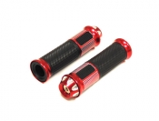 ModCycles - Aftermarket MMG Scooter Grip Set | Diamond Red (7/8")