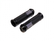 ModCycles - Aftermarket MMG Scooter Grip Set | Diamond Black (7/8") Non Beveled End