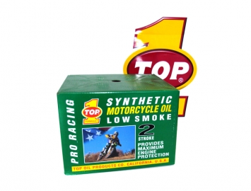 ModCycles - TOP ONE Pro Racing 2 Stroke Engine Oil - Synthetic Blend - 12x1 Liter Case - MADE IN USA - P/N 19511