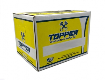 ModCycles - TOPPER 4T 20W50 Regular Motor Oil 12x1 Liter Case - Made in USA