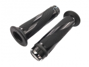 ModCycles - Aftermarket MYK Scooter Grip Set | Swirl Black (7/8")