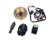 ModCycles - Ignition KIT 50cc 4T (Stator + Flywheel + Puller + HT Coil + CDI)