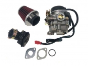 ModCycles - Carburetor Adjustable Kit MYK 18MM for 50/80cc 4 Stroke Chinese Scooters