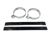ModCycles - Exhaust Clamp Set with Rubber Straps MYK for 50cc/150cc Chinese Scooters