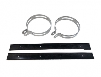 ModCycles - Exhaust Clamp Set with Rubber Straps MYK for 50cc/150cc Chinese Scooters