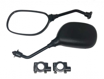 ModCycles - MYK Universal Mirror kit for Dirt bikes/ATV, 8mm RH/RH Thread - BLACK *** Includes 7/8 (22mm) mirror