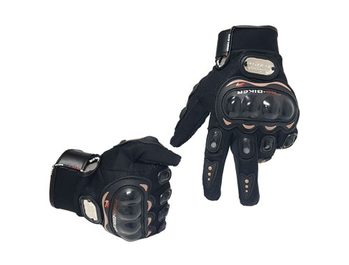 Hard Knuckle Glove Black