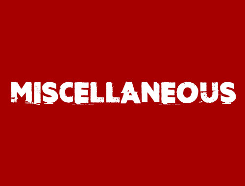 Miscellaneous
